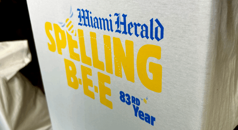 Custom screen printed t-shirt in Miami featuring bold, durable ink with clean detail
